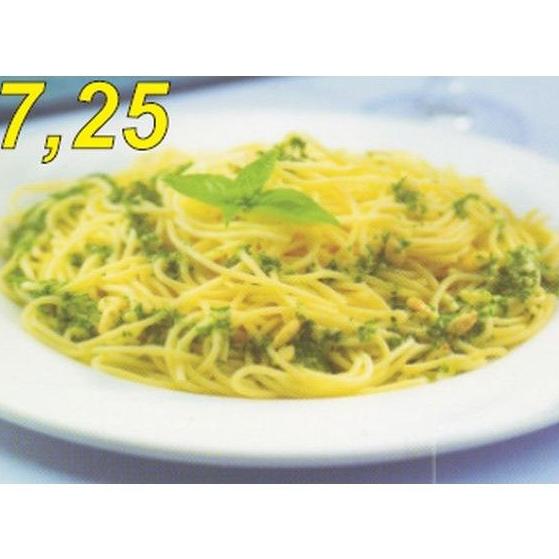 Spaghetti al pesto : Carta de Casa Luciano Spaghetti al pesto : Carta de Casa Luciano
