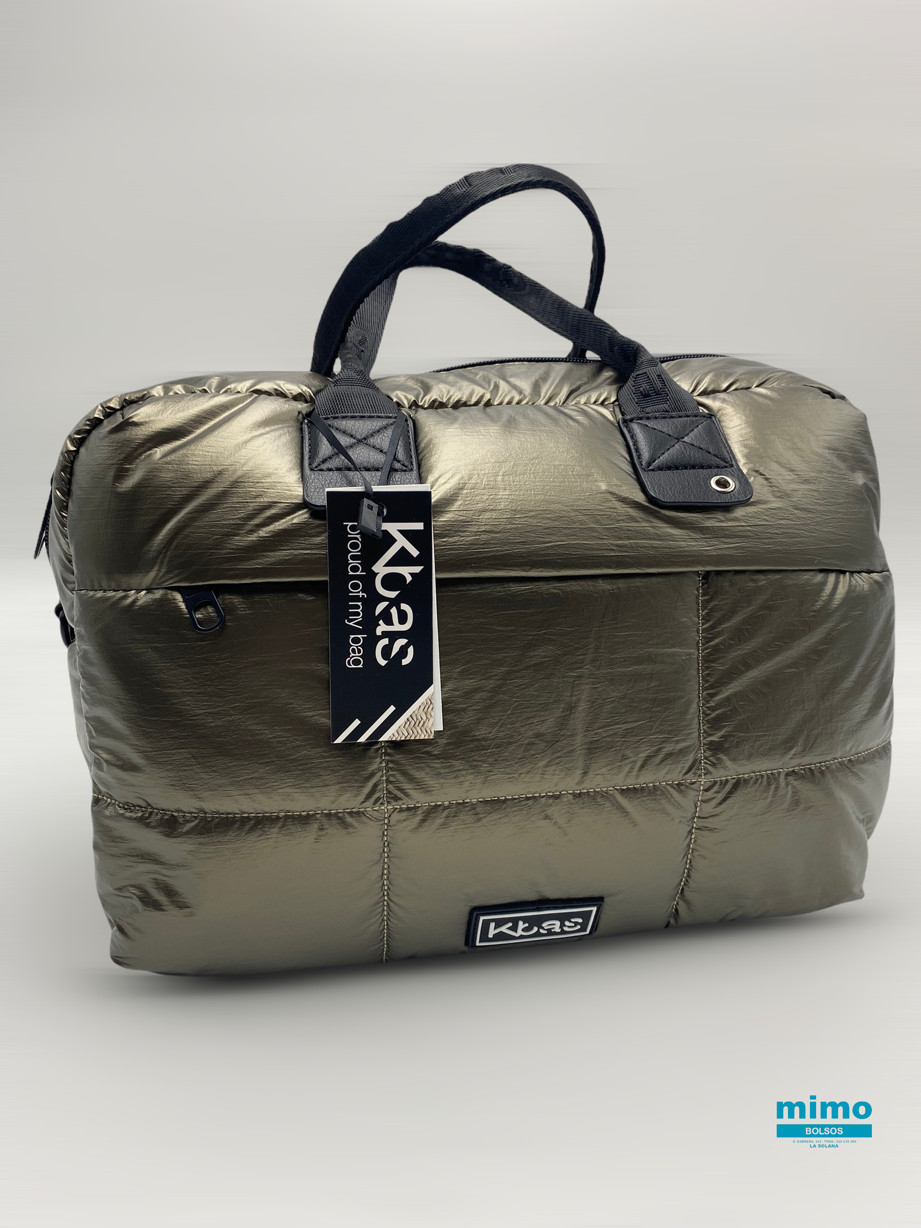 Bolso acolchado de KBAS oro: de Bolsos Mimo Bolso acolchado de KBAS oro: de Bolsos Mimo