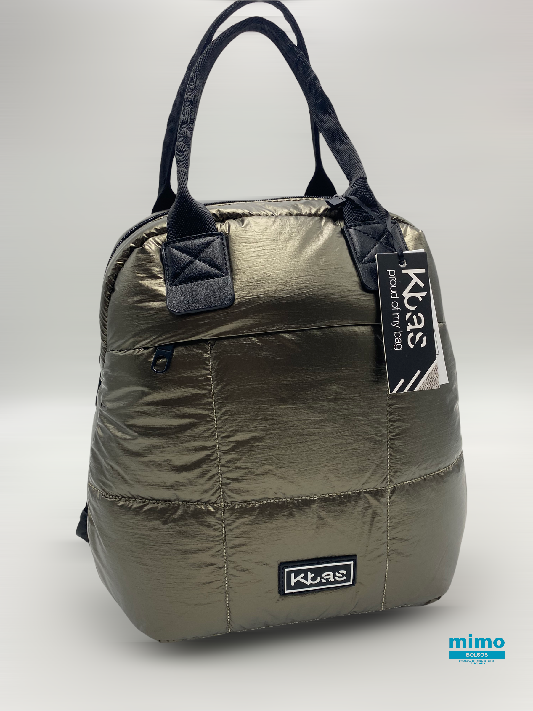 Mochila acolchada KBAS oro: de Bolsos Mimo Mochila acolchada KBAS oro: de Bolsos Mimo