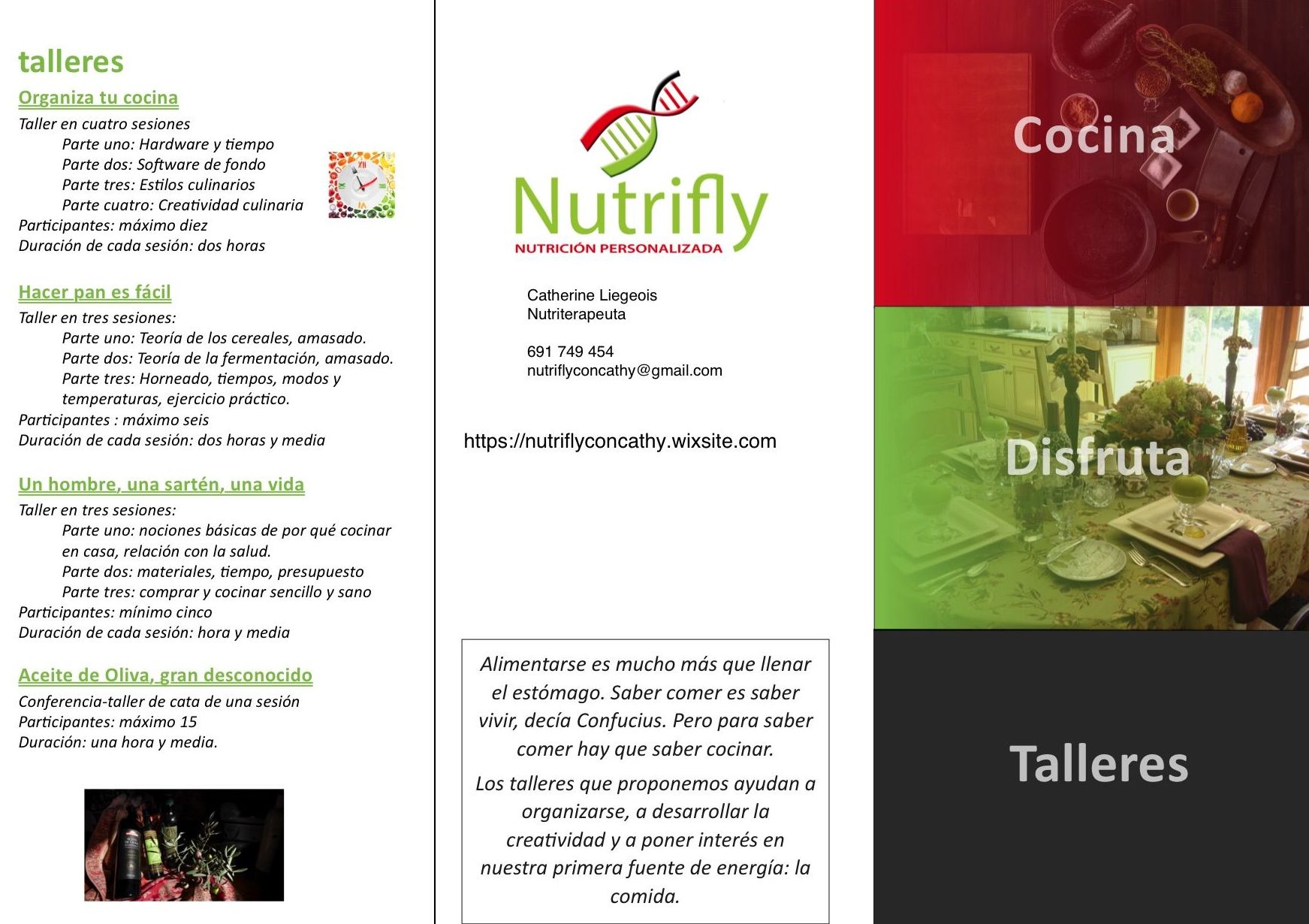 Talleres de organización de cocina: Como puedo ayudarte... de Nutricionista Catherine Liegeois Talleres de organización de cocina: Como puedo ayudarte... de Nutricionista Catherine Liegeois