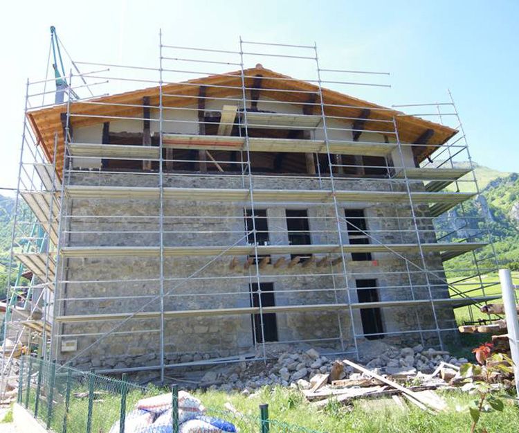 Rehabilitación de caseríos abandonados o deteriorados en Navarra - Después