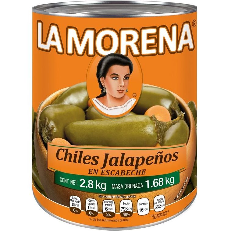 Chiles jalapeños La Morena : PRODUCTOS de La Cabaña 5 continentes