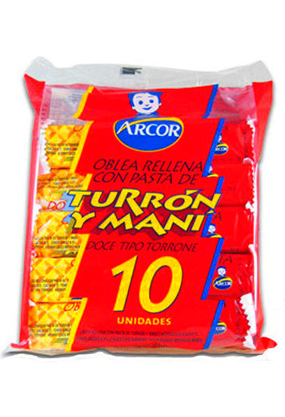 Oblea de turron y maní: PRODUCTOS de La Cabaña 5 continentes