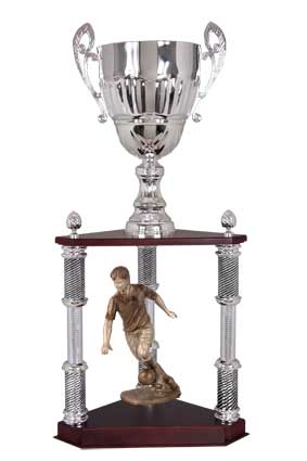 Copa de columna con figura de varios deportes. modelo 3077: Productos de Trofeos Atenea