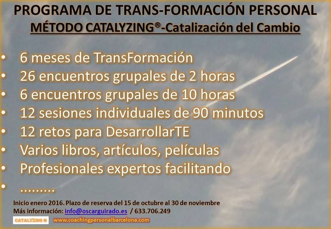 2 - PROGRAMA 6 MESES TRANS-FORMACIÓN PERSONAL MÉTODO CATALYZING®: En que te ayudo de El Salón de los Espejos 2 - PROGRAMA 6 MESES TRANS-FORMACIÓN PERSONAL MÉTODO CATALYZING®: En que te ayudo de El Salón de los Espejos
