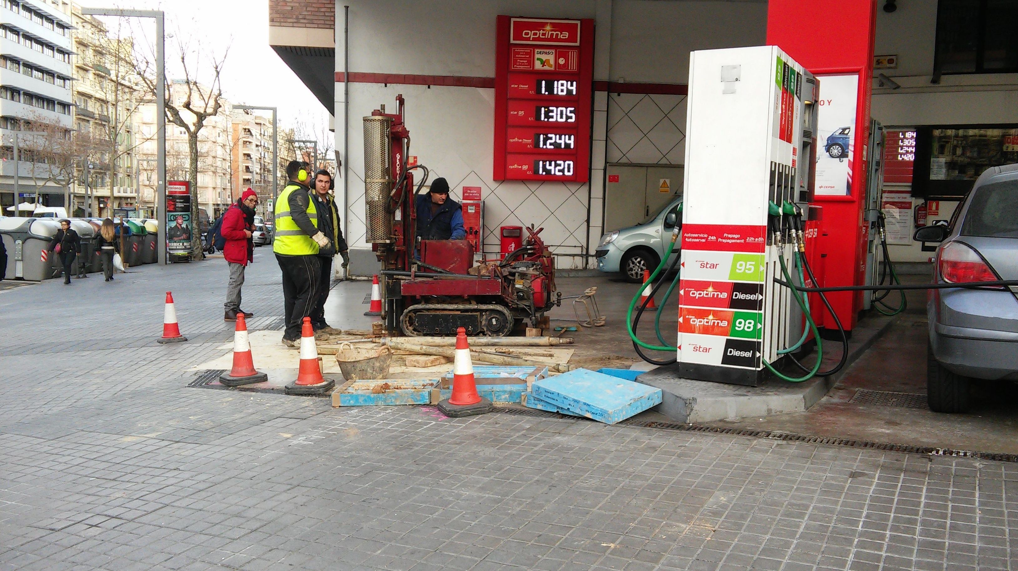 Sondeo a rotación en Gasolinera Sondeo a rotación en Gasolinera