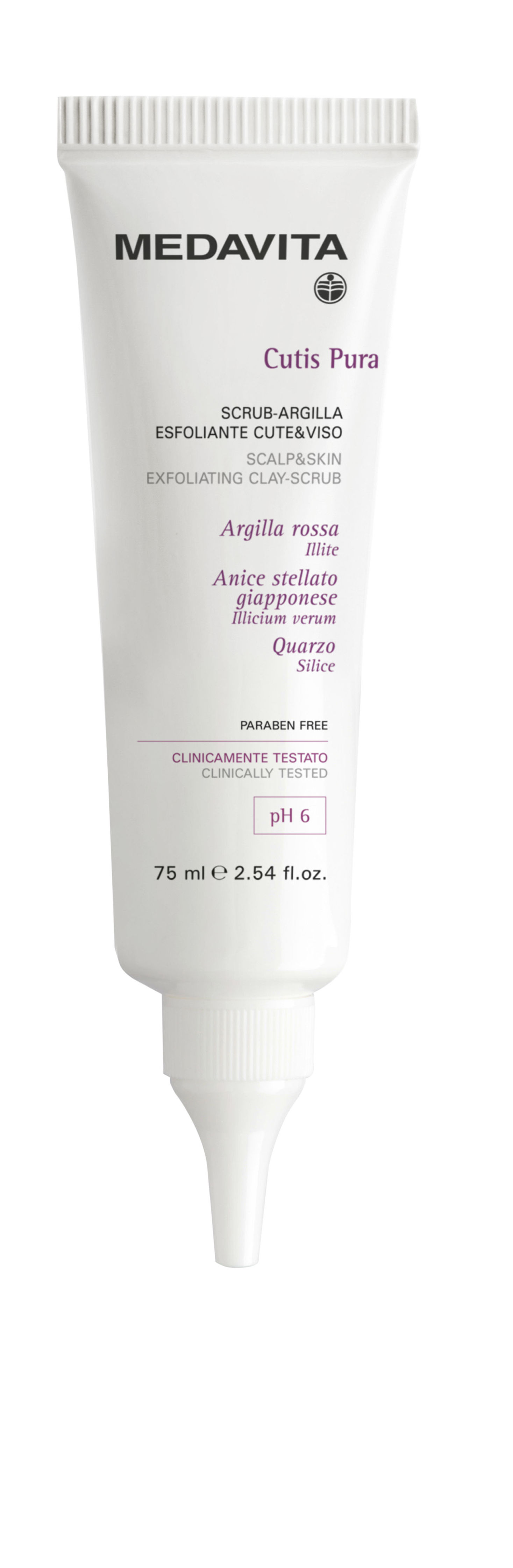 Arcilla-Scrub exfolian para el cuello cabelludo y rostro Arcilla-Scrub exfolian para el cuello cabelludo y rostro