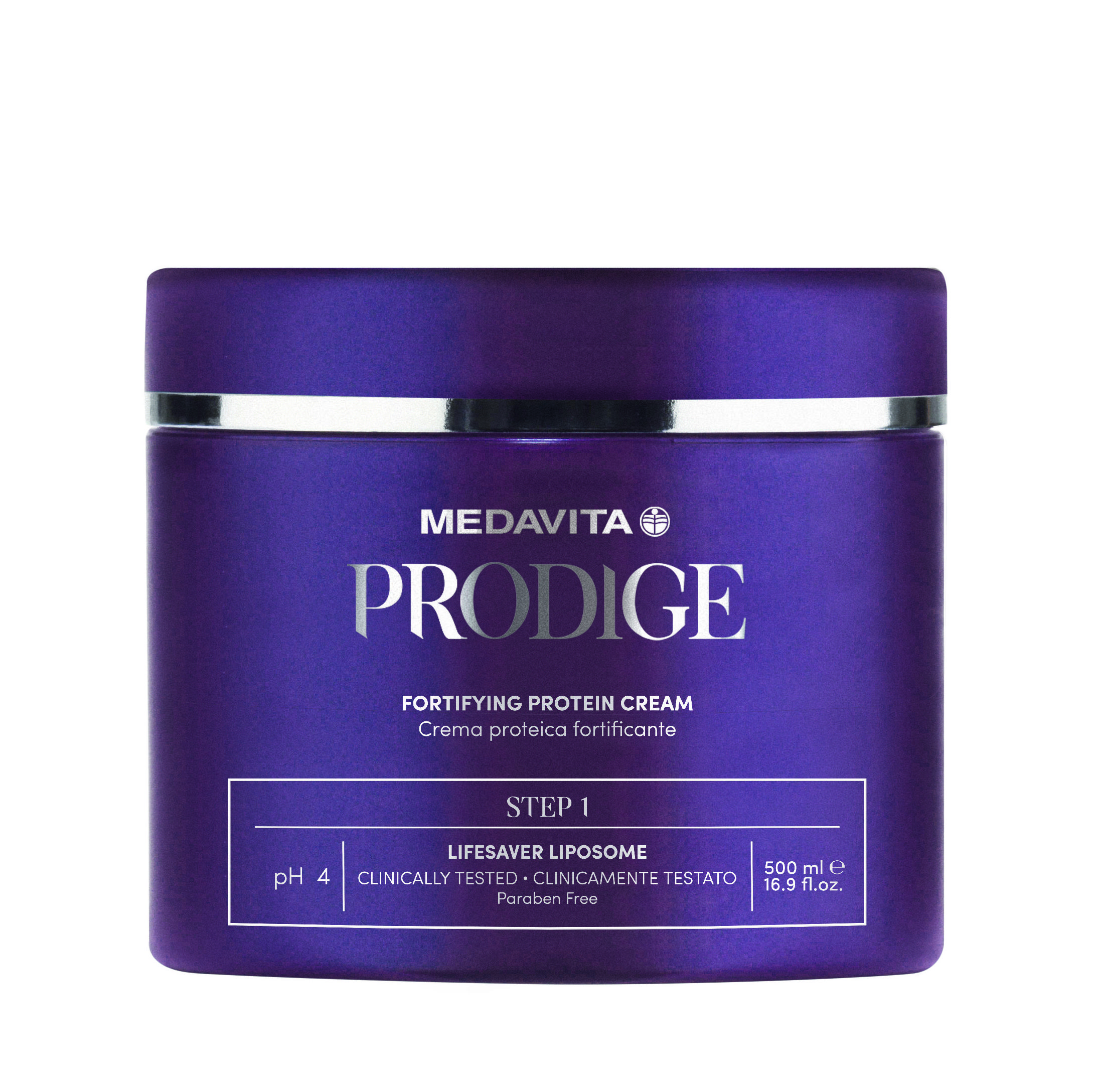 Crema proteica fortificante Paso 1 pH 4 Crema proteica fortificante Paso 1 pH 4