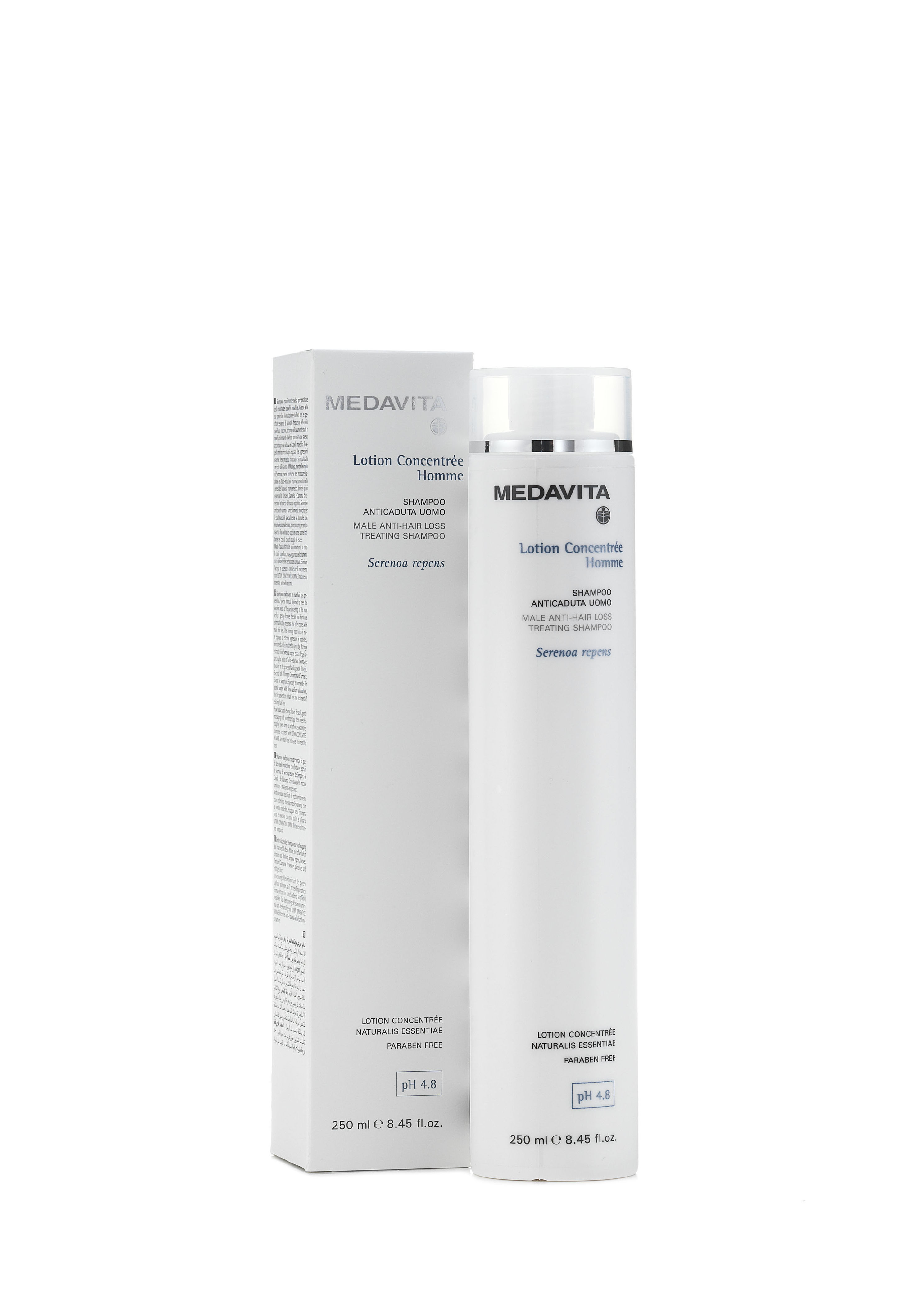 CHAMPU ANTICAIDA PARA HOMBRE 250ML pH 4.8 CHAMPU ANTICAIDA PARA HOMBRE 250ML pH 4.8