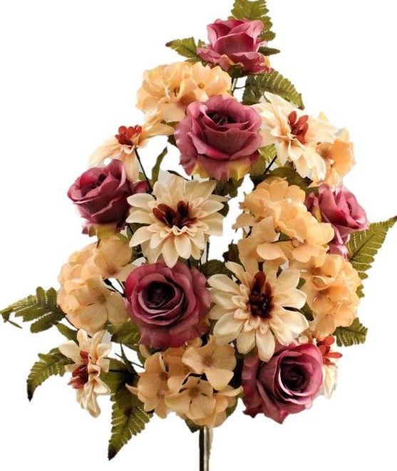 RAMO ENCARADO ROSA-DAHLIA (60CM) COLOR: LILA REF: 6268 LIL PRECIO: 6,50€ RAMO ENCARADO ROSA-DAHLIA (60CM) COLOR: LILA REF: 6268 LIL PRECIO: 6,50€