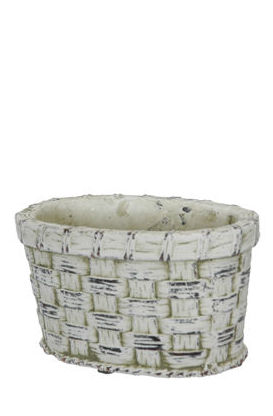 JARDINERA CEMENTO MIMBRE OVALADA (CREMA) REF.:79120007/CR PRECIO:2,50 € JARDINERA CEMENTO MIMBRE OVALADA (CREMA) REF.:79120007/CR PRECIO:2,50 €