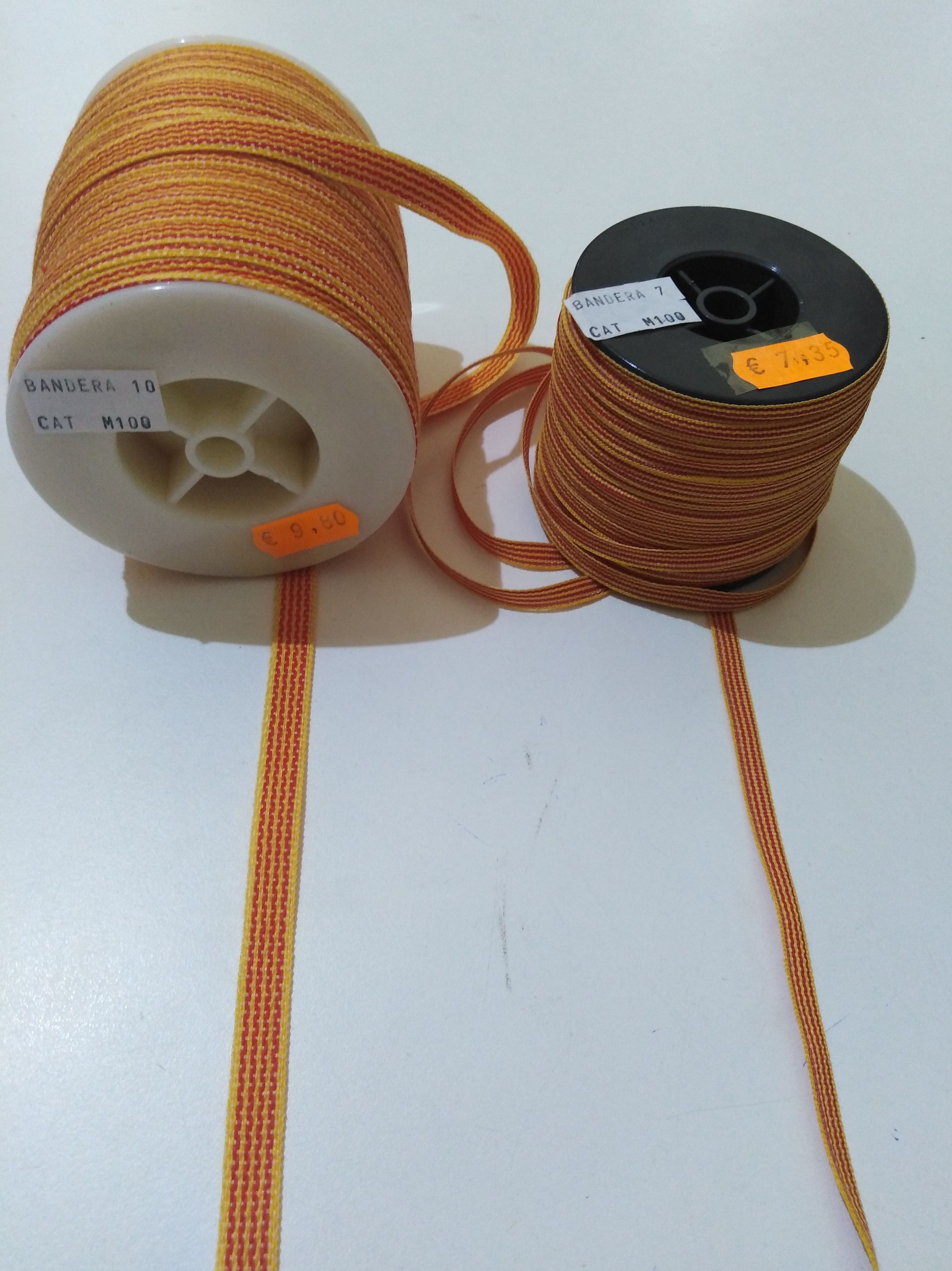 Cinta Textil: 7 mm. x 100 m. PRECIO:7,35 € - 10 mm. x 100 m. PRECIO:9,80 € Cinta Textil: 7 mm. x 100 m. PRECIO:7,35 € - 10 mm. x 100 m. PRECIO:9,80 €