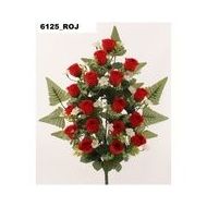 RAMO ENCARADO X 18 CAPULLOS CERRADOS. COLOR:ROJO REF.:6125 ROJ. PRECIO: 5,50 € RAMO ENCARADO X 18 CAPULLOS CERRADOS. COLOR:ROJO REF.:6125 ROJ. PRECIO: 5,50 €