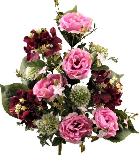 RAMO ENCARADO DE PEONIA-HORTENSIA (46CM) COLOR:LILA REF: 5205 LIL PRECIO: 4,50€ RAMO ENCARADO DE PEONIA-HORTENSIA (46CM) COLOR:LILA REF: 5205 LIL PRECIO: 4,50€