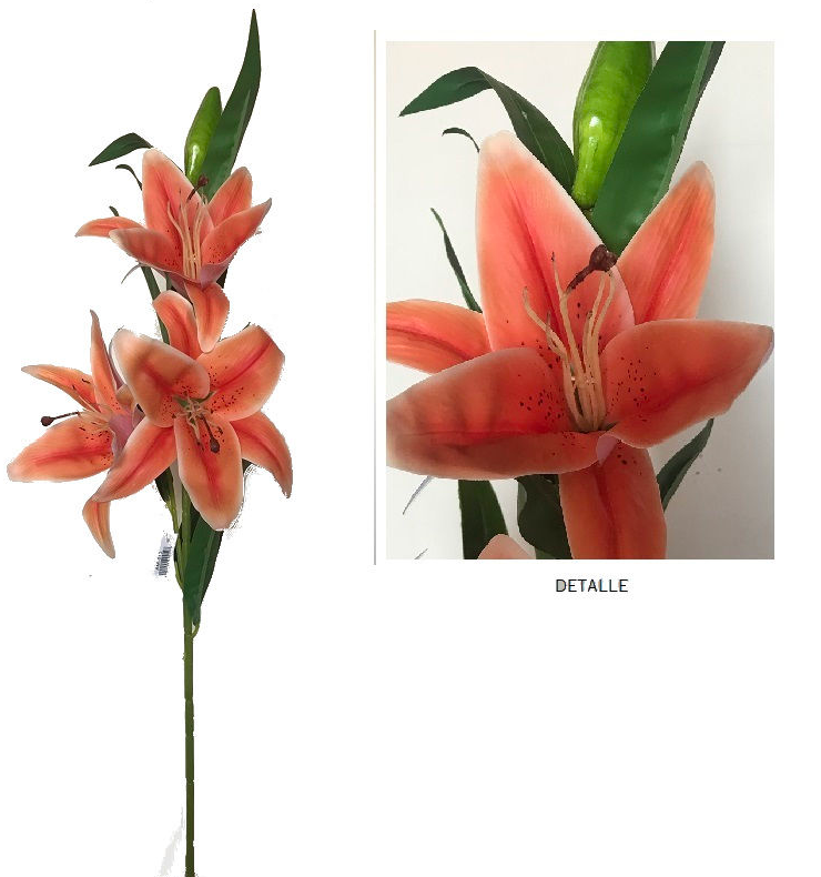 VARA x3 LILIUM CASABLANCA TACTO NATURAL (100CM)/ NARANJA REF: AM-012 (NARANJA) PRECIO: 5,50€ (OFERTA: COMPRANDO 24 UNIDADES, EL PRECIO UNITARIO SE REDUCE A 3,60€/UD) VARA x3 LILIUM CASABLANCA TACTO NATURAL (100CM)/ NARANJA REF: AM-012 (NARANJA) PRECIO: 5,50€ (OFERTA: COMPRANDO 24 UNIDADES, EL PRECIO UNITARIO SE REDUCE A 3,60€/UD)