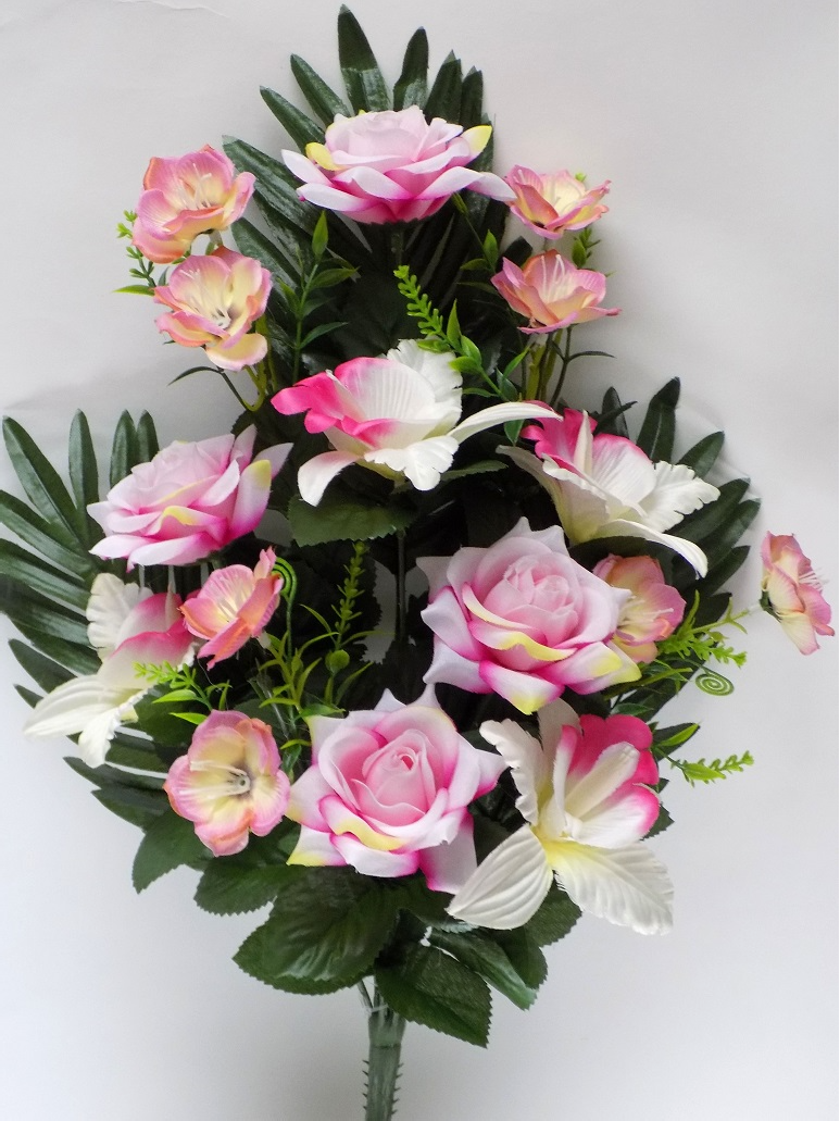 RAMO ENCARADO ROSA/ORQUIDEA/CAPULLO (45CM)/ ROSA REF: 40085_ROS PRECIO: 3,50€ RAMO ENCARADO ROSA/ORQUIDEA/CAPULLO (45CM)/ ROSA REF: 40085_ROS PRECIO: 3,50€
