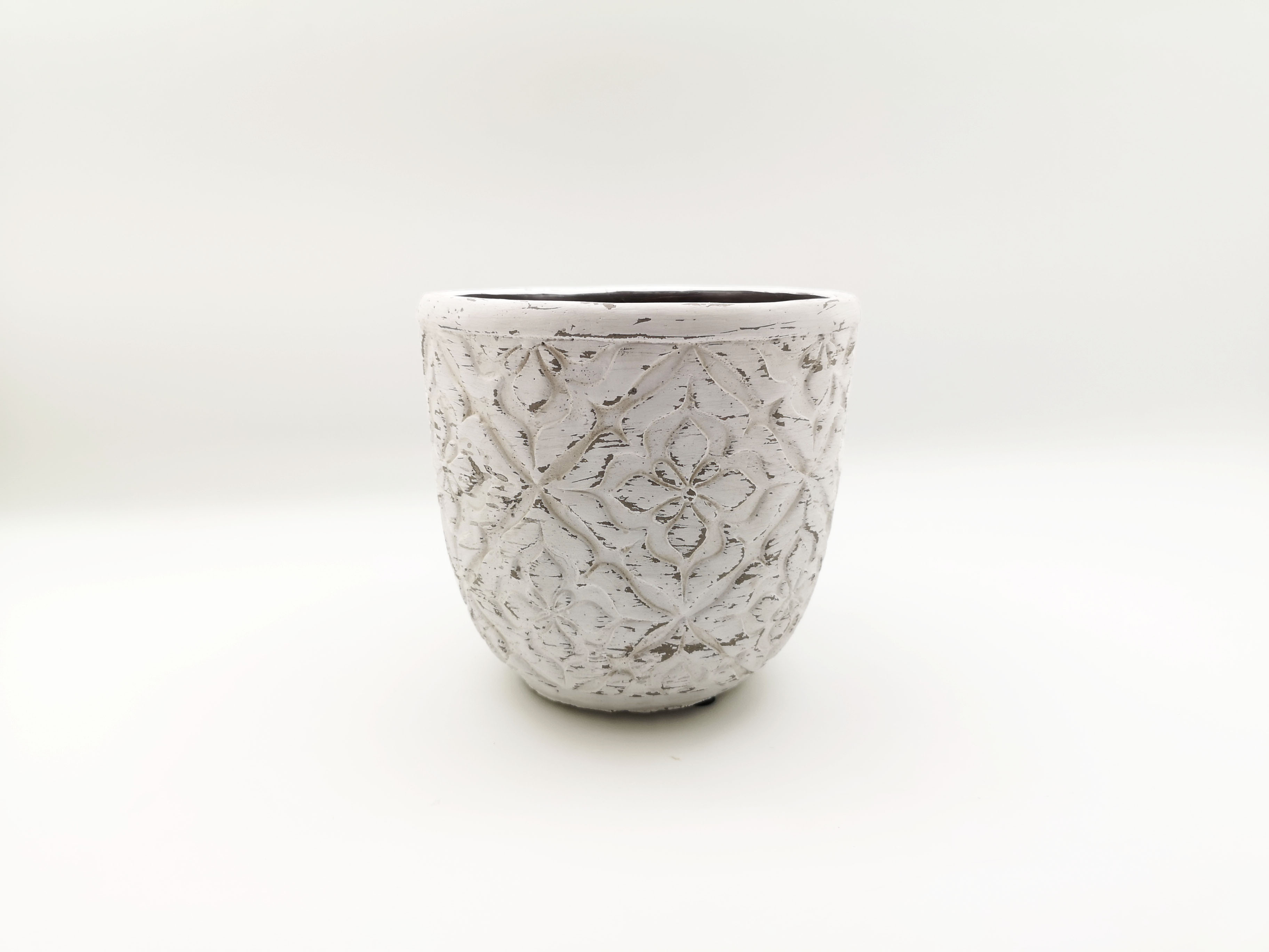 BASE C/RELIEVE GRIEGO BLANCO ENVEJECIDO (D18 H17CM) REF: 49511W PRECIO: 7,50€ BASE C/RELIEVE GRIEGO BLANCO ENVEJECIDO (D18 H17CM) REF: 49511W PRECIO: 7,50€