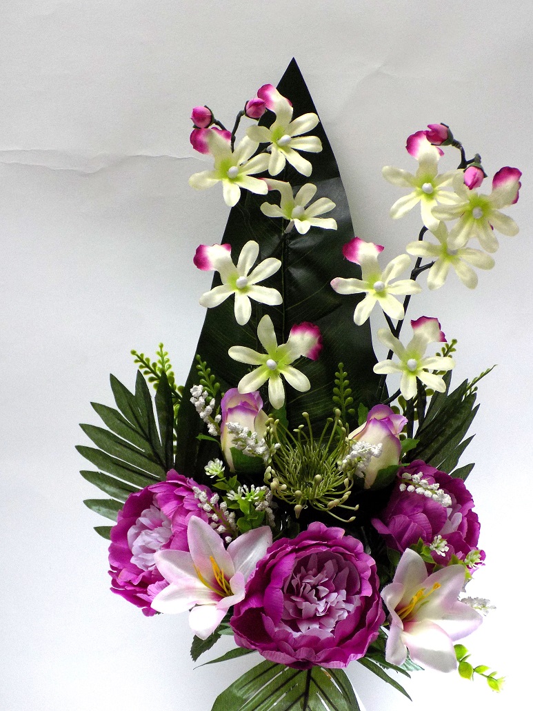 RAMO ENCARADO DELPHINIUM Y PEONIA (60CM)/ LILA REF: 40156LI PRECIO: 7,75€ RAMO ENCARADO DELPHINIUM Y PEONIA (60CM)/ LILA REF: 40156LI PRECIO: 7,75€
