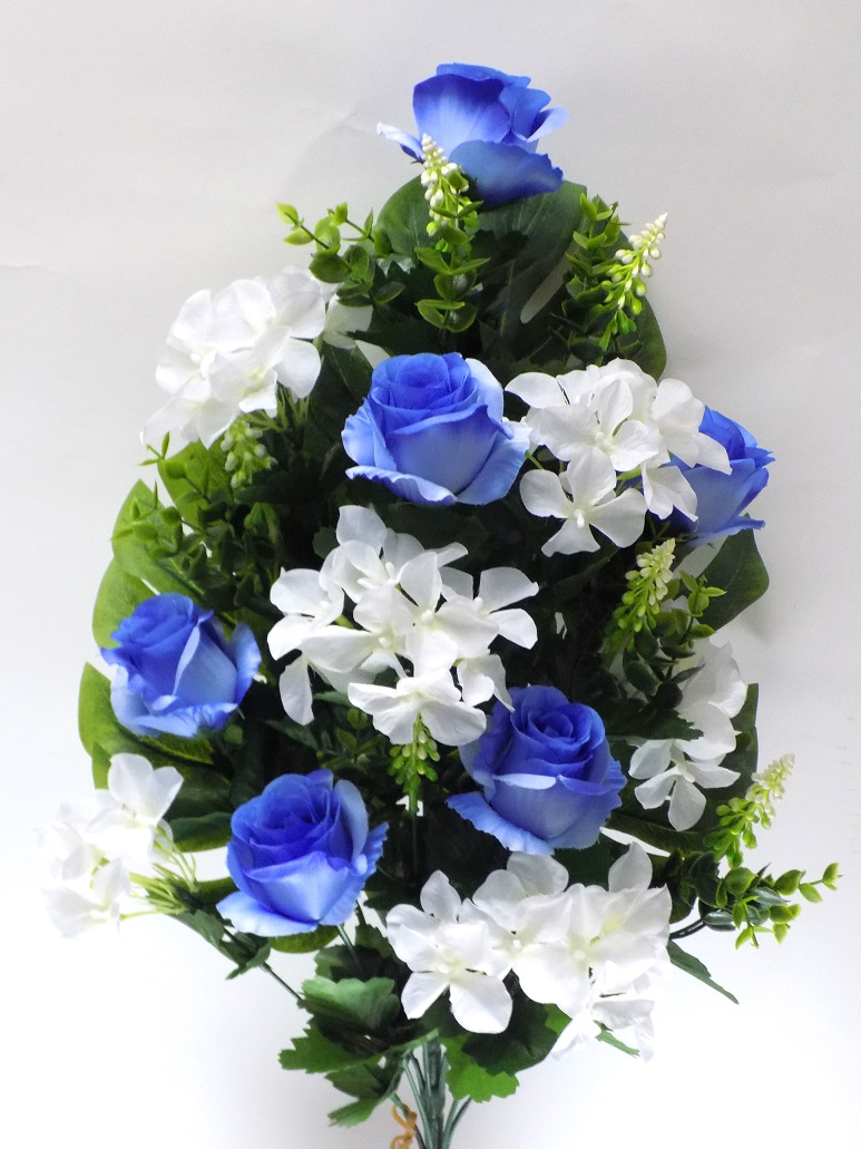 RAMO ENCARADO HORTENSIA (60CM)/ AZUL REF: 40142AZ PRECIO: 7,75€ RAMO ENCARADO HORTENSIA (60CM)/ AZUL REF: 40142AZ PRECIO: 7,75€
