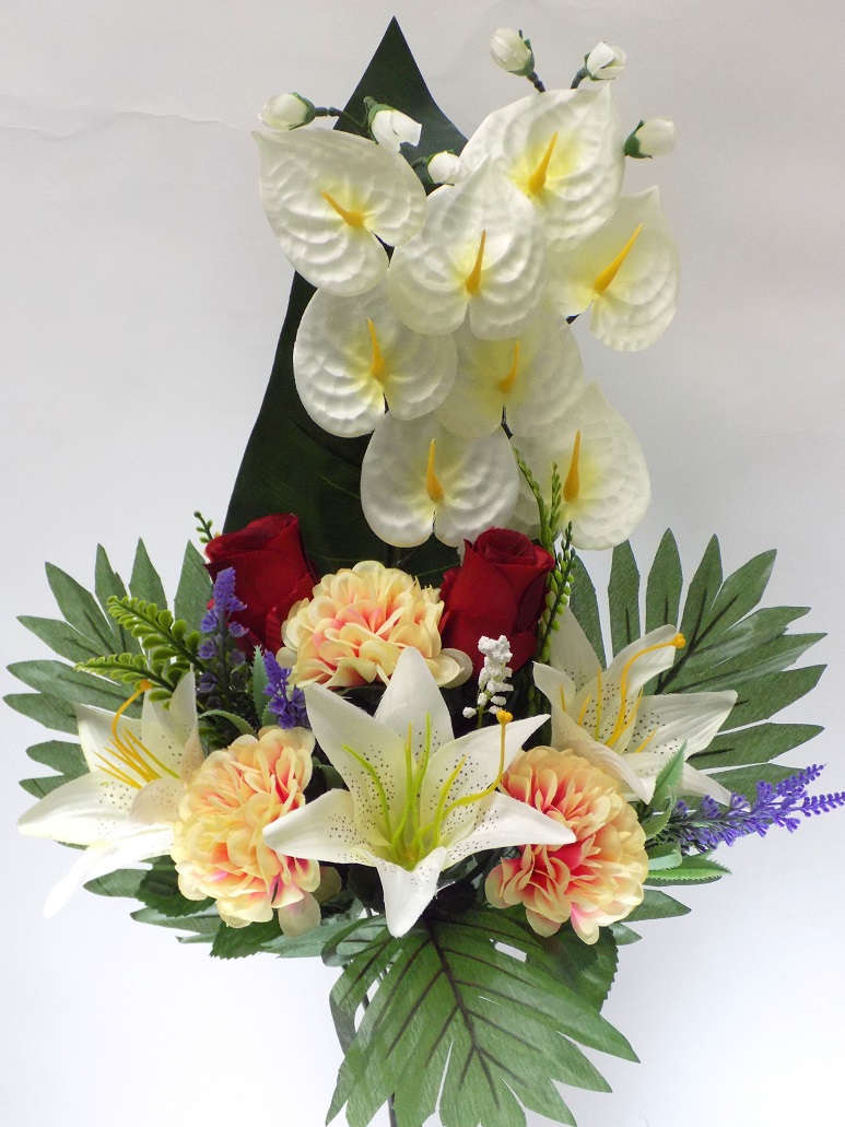 RAMO ENCARADO DE DELPHINIUM Y ANTHURIUM (60CM)/ ROJO REF: 40154EN PRECIO: 7,75€ RAMO ENCARADO DE DELPHINIUM Y ANTHURIUM (60CM)/ ROJO REF: 40154EN PRECIO: 7,75€