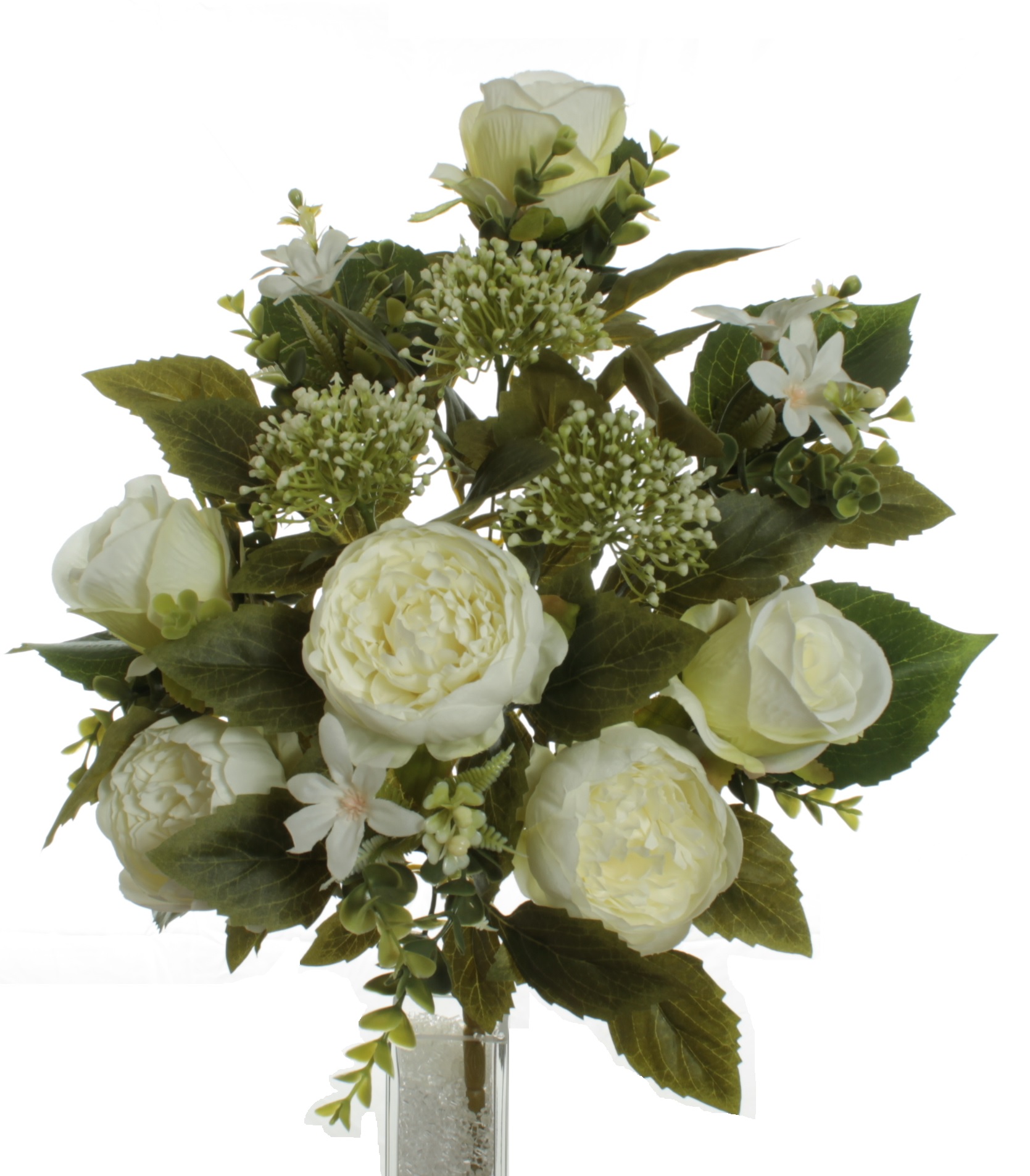 RAMO ENCARADO DE PEONIA Y ROSA (55CM)/ BLANCO REF: 5263_BLA PRECIO: 6,20€ RAMO ENCARADO DE PEONIA Y ROSA (55CM)/ BLANCO REF: 5263_BLA PRECIO: 6,20€