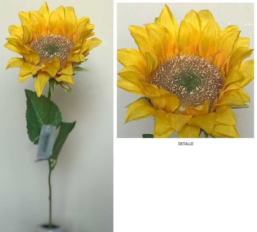 VARA GIRASOL (D10 H43CM)/ AMARILLO REF: AM-154 PRECIO: 1,75€ VARA GIRASOL (D10 H43CM)/ AMARILLO REF: AM-154 PRECIO: 1,75€