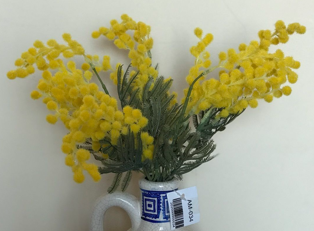 VARA MIMOSA (42CM)/AMARILLO REF: AM-034.AM PRECIO: 1,10€ VARA MIMOSA (42CM)/AMARILLO REF: AM-034.AM PRECIO: 1,10€