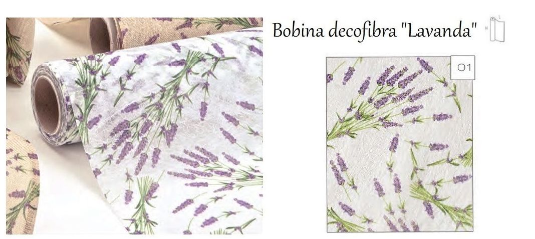 BOBINA MODELO "Lavanda" (IMPRESION DIGITAL SOBRE POLIESTER) 530MM x 9MT REF: 0490 COL. 01 PRECIO: 7,50€ BOBINA MODELO "Lavanda" (IMPRESION DIGITAL SOBRE POLIESTER) 530MM x 9MT REF: 0490 COL. 01 PRECIO: 7,50€