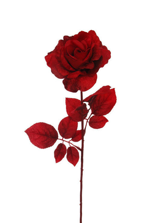 VARA DE ROSA DE TERCIOPELO (80CM)/ ROJO REF: 35010008/RE PRECIO: 2,50€ VARA DE ROSA DE TERCIOPELO (80CM)/ ROJO REF: 35010008/RE PRECIO: 2,50€