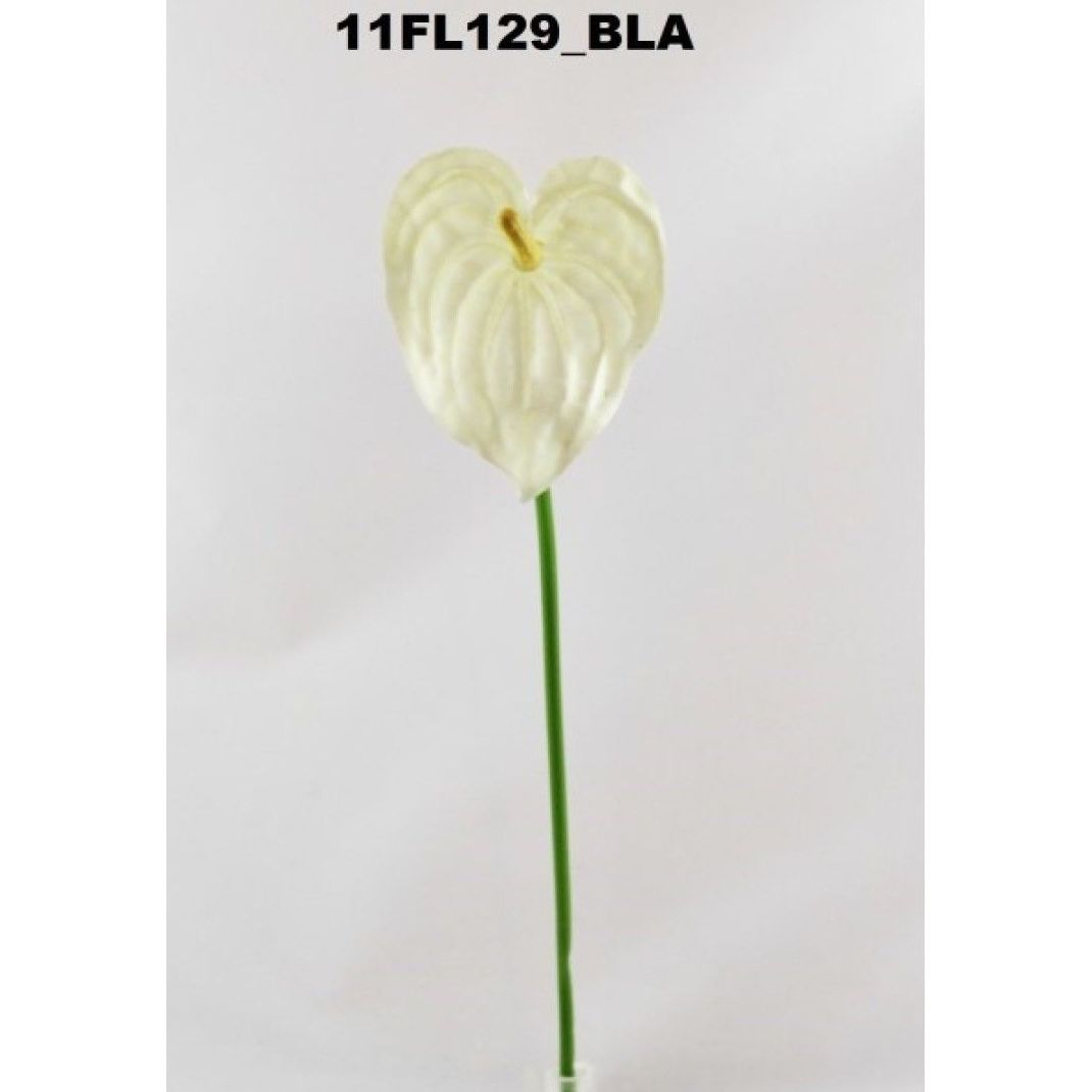 PQTE. 12 UNID. VARA ANTHURIUM MINI. COLOR: BLANCO REF.:11FL129 BLA PRECIO:0,95 € C/U PQTE. 12 UNID. VARA ANTHURIUM MINI. COLOR: BLANCO REF.:11FL129 BLA PRECIO:0,95 € C/U