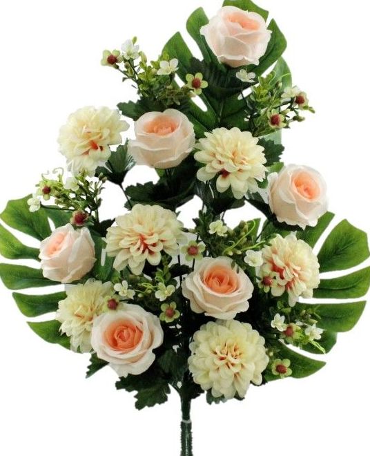 RAMO ENCARADO ROSA-DAHLIA (64CM) COLOR: SALMÓN REF: 6269 SAL PRECIO: 5,50€ RAMO ENCARADO ROSA-DAHLIA (64CM) COLOR: SALMÓN REF: 6269 SAL PRECIO: 5,50€