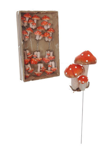 CAJA X12 PICK SETAS (ROJO) REF:84658/RE PRECIO:10,50 € CAJA X12 PICK SETAS (ROJO) REF:84658/RE PRECIO:10,50 €