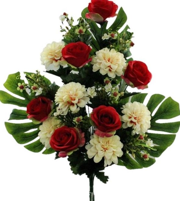 RAMO ENCARADO ROSA-DAHLIA (64CM) COLOR: ROJO REF: 6269 PRECIO: 5,50€ RAMO ENCARADO ROSA-DAHLIA (64CM) COLOR: ROJO REF: 6269 PRECIO: 5,50€