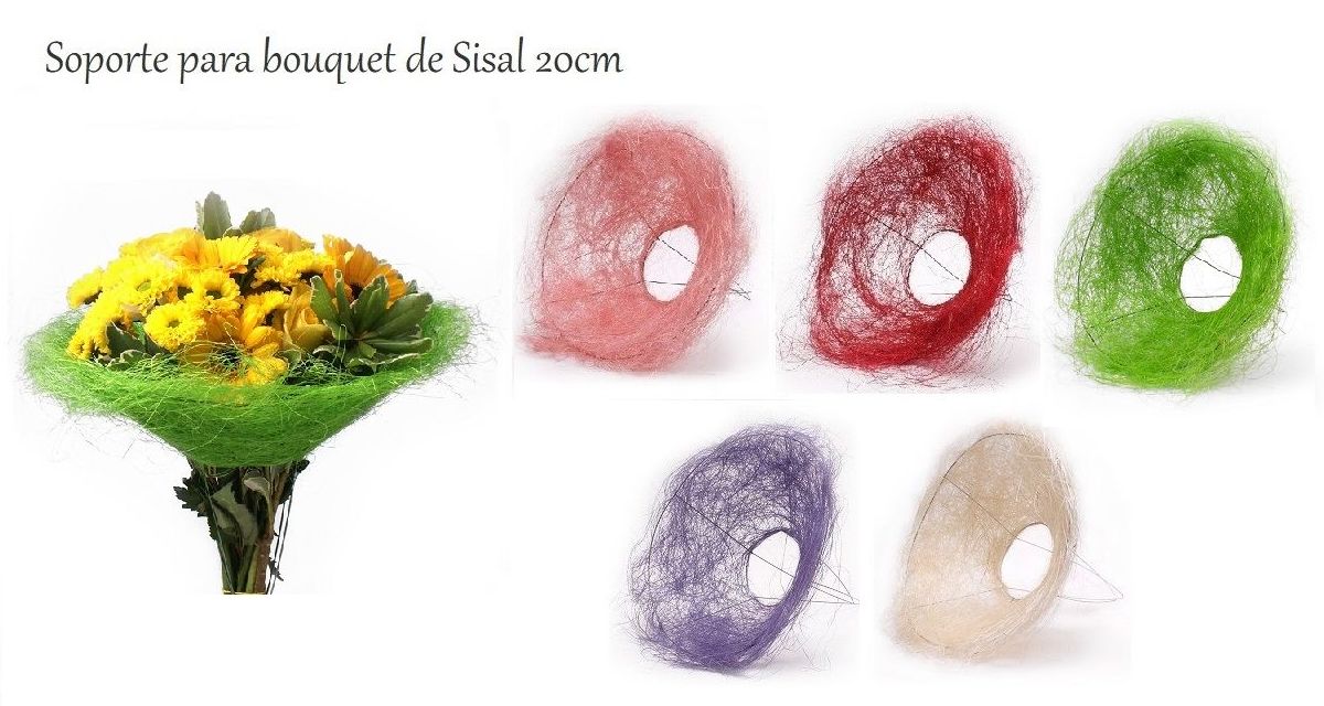 SOPORTE PARA BOUQUET 20CM (REF: M.0300 ROJO, M.0304 ROSA, M.0305 VERDE, M.0306 LAVANDA, M.0307 BLANCO) PRECIO: 0,85€/UD (SE VENDE EN PQTES DE 10 UNIDADES) SOPORTE PARA BOUQUET 20CM (REF: M.0300 ROJO, M.0304 ROSA, M.0305 VERDE, M.0306 LAVANDA, M.0307 BLANCO) PRECIO: 0,85€/UD (SE VENDE EN PQTES DE 10 UNIDADES)