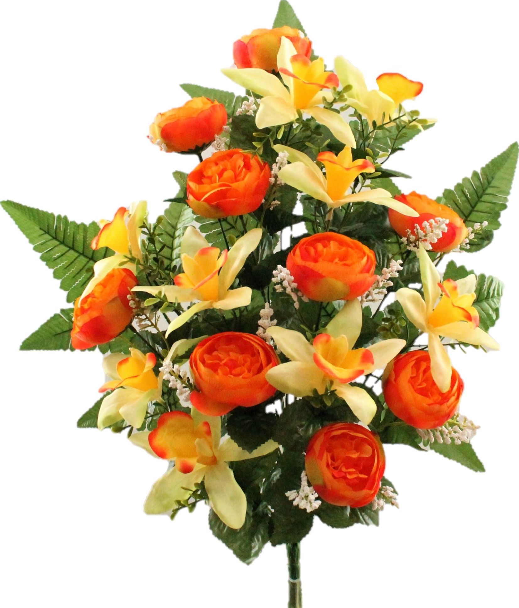 RAMO ENCARADO RANÚNCULO/ORQUÍDEA (60CM)/ NARANJA REF: 6256_NAR PRECIO: 5,50€ RAMO ENCARADO RANÚNCULO/ORQUÍDEA (60CM)/ NARANJA REF: 6256_NAR PRECIO: 5,50€
