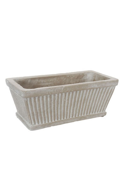 JARDINERA ACANALADA (22X10X8.5CM)/ CREMA REF: 79190081/CR PRECIO: 3,00€ JARDINERA ACANALADA (22X10X8.5CM)/ CREMA REF: 79190081/CR PRECIO: 3,00€