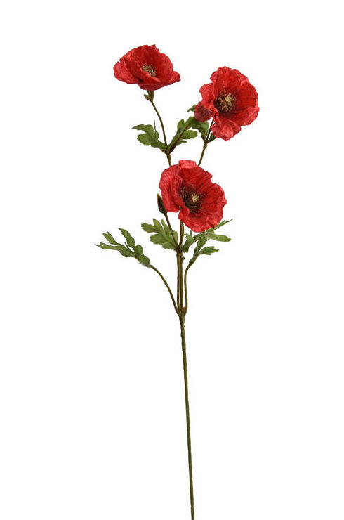 VARA DE AMAPOLAx3 (71CM)/ ROJO REF: 40020302/RE PRECIO: 3,15€ VARA DE AMAPOLAx3 (71CM)/ ROJO REF: 40020302/RE PRECIO: 3,15€