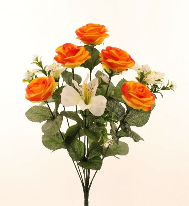 RAMO ENCARADO DE ROSA Y ASTROMELIA (45 CM) COLOR: NARANJA REF: 6144 NAR PRECIO: 1,80€ RAMO ENCARADO DE ROSA Y ASTROMELIA (45 CM) COLOR: NARANJA REF: 6144 NAR PRECIO: 1,80€