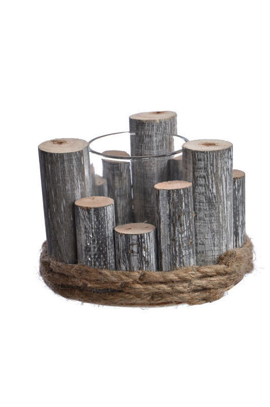 PLATO TRONCOS MADERA Y CANDELERO (10CM)/ GRIS REF: 88440046/GREY PRECIO: 3,60€ PLATO TRONCOS MADERA Y CANDELERO (10CM)/ GRIS REF: 88440046/GREY PRECIO: 3,60€