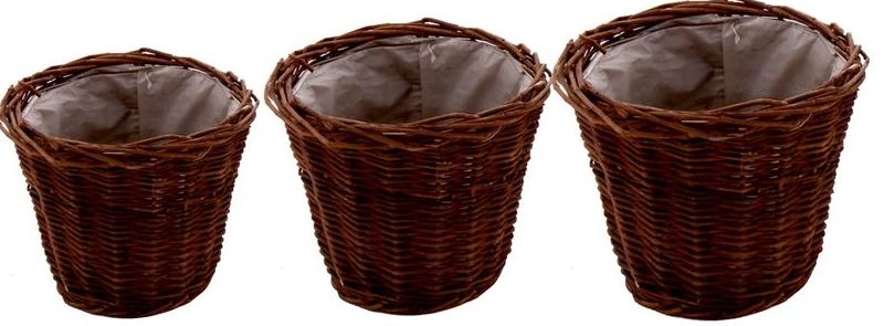 MACETERO MIMBRE (D19,5 CM H 16,5 CM) / MARRON REF: C0400.18S PRECIO: 2,00 € MACETERO MIMBRE (D19,5 CM H 16,5 CM) / MARRON REF: C0400.18S PRECIO: 2,00 €