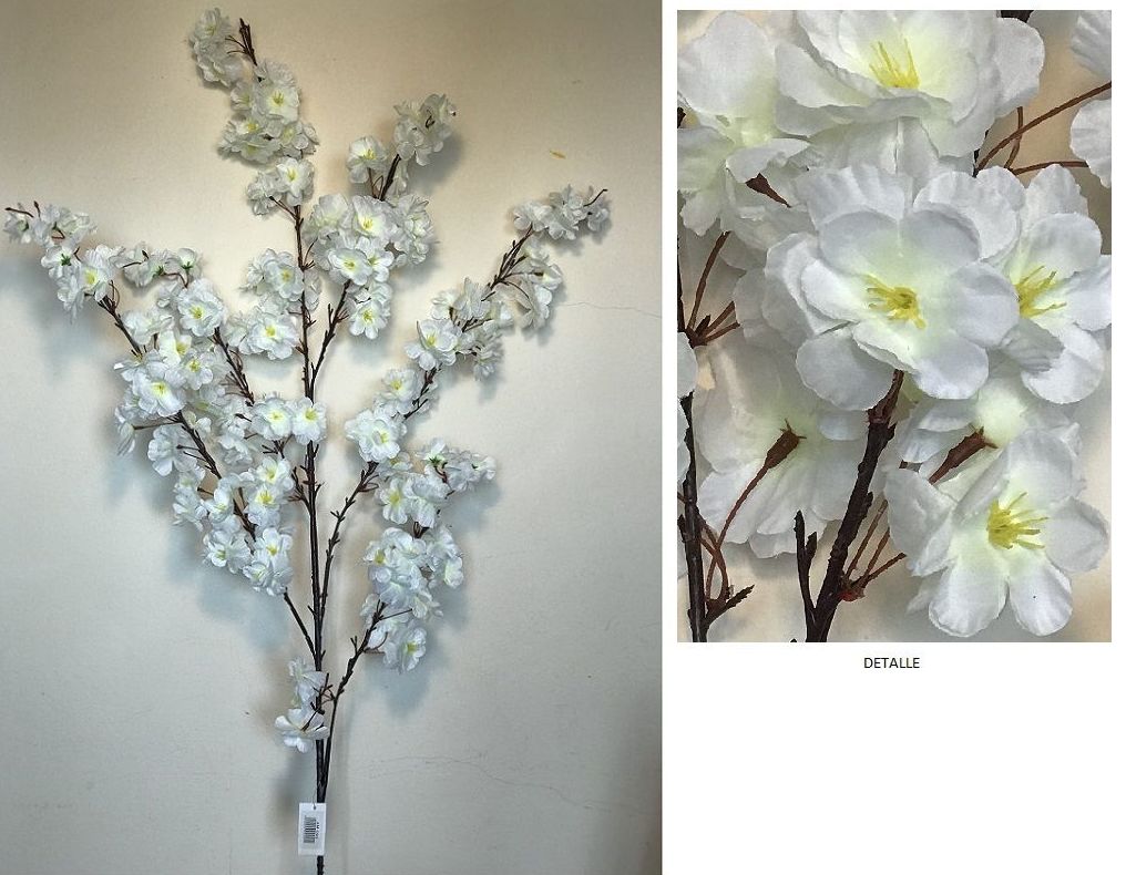 VARA ALMENDRO x6 BRAZOS (128CM)/ BLANCO REF: AM-058.BL PRECIO: 4,95€ VARA ALMENDRO x6 BRAZOS (128CM)/ BLANCO REF: AM-058.BL PRECIO: 4,95€