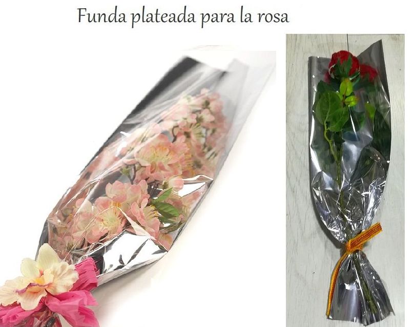 PQTE x100UD BOLSA PLATEADA 35my (16 x 50CM) REF: P-011UNN-50 PRECIO: 6€/PQTE PQTE x100UD BOLSA PLATEADA 35my (16 x 50CM) REF: P-011UNN-50 PRECIO: 6€/PQTE