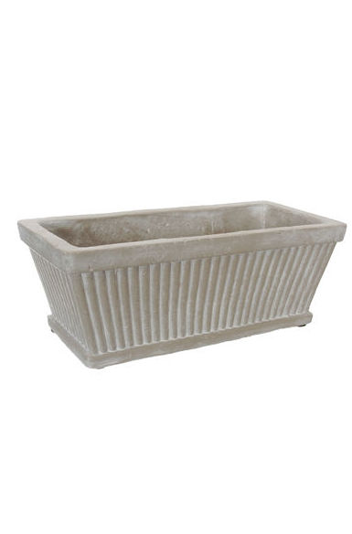 JARDINERA ACANALADA (26X11.5X9.5CM)/ CREMA REF: 79190082/CR PRECIO: 4,50€ JARDINERA ACANALADA (26X11.5X9.5CM)/ CREMA REF: 79190082/CR PRECIO: 4,50€