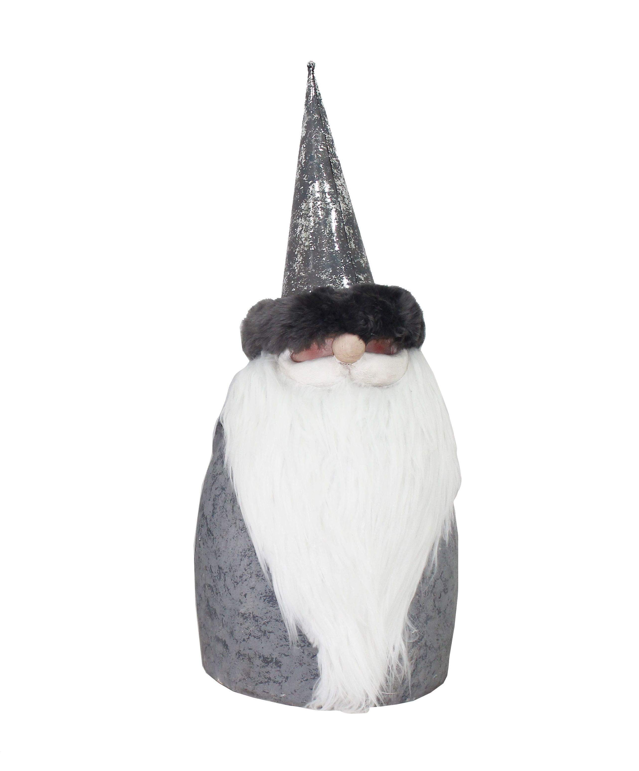 PAPA NOEL BARBA LANA 36X38 H85CM (METAL COL.PLATA) REF: E0580.21 PRECIO: 68,10€ PAPA NOEL BARBA LANA 36X38 H85CM (METAL COL.PLATA) REF: E0580.21 PRECIO: 68,10€