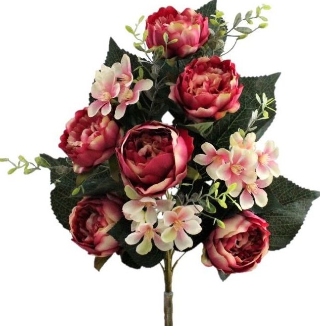RAMO ENCARADO DE PEONIAS (56CM) COLOR: FUCSIA REF: 5200 PRECIO: 4,50€ RAMO ENCARADO DE PEONIAS (56CM) COLOR: FUCSIA REF: 5200 PRECIO: 4,50€
