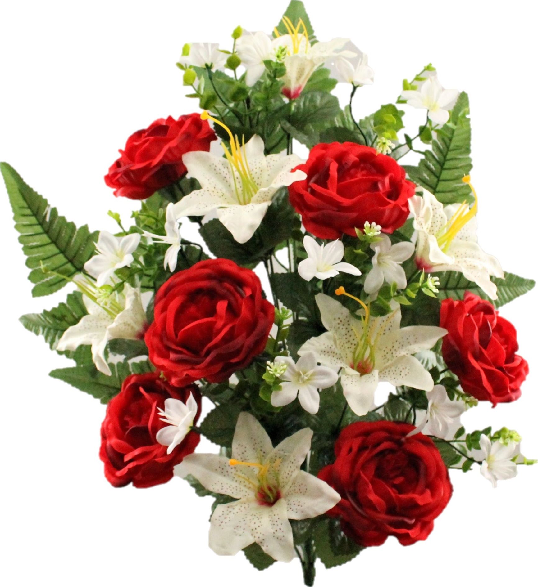 RAMO ENCARADO ROSA/LILIUM (60CM)/ ROJO REF: 6252_ROJ PRECIO: 5,50€ RAMO ENCARADO ROSA/LILIUM (60CM)/ ROJO REF: 6252_ROJ PRECIO: 5,50€