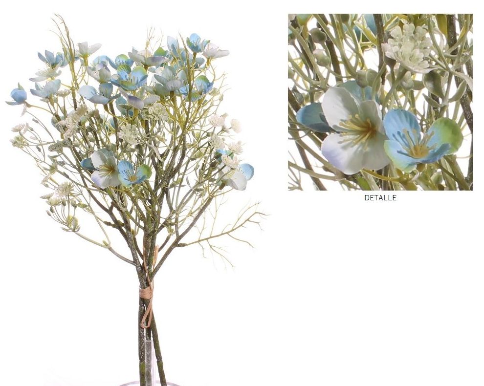 ATADO MINI FLOWER (40CM)/ AZUL REF: 7109_AZU PRECIO: 10,80€/PQTE (A 0,90€/UD) ATADO MINI FLOWER (40CM)/ AZUL REF: 7109_AZU PRECIO: 10,80€/PQTE (A 0,90€/UD)