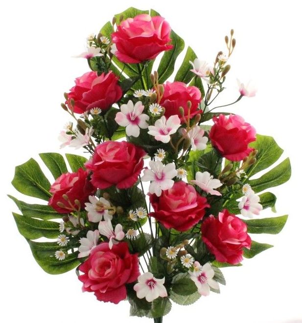 RAMO ENC. ROSAS ABIERTAS + HOJAS DE PHILO. COLOR:BUDEOS. REF.:6180 BUR. PRECIO: 5,50 € RAMO ENC. ROSAS ABIERTAS + HOJAS DE PHILO. COLOR:BUDEOS. REF.:6180 BUR. PRECIO: 5,50 €