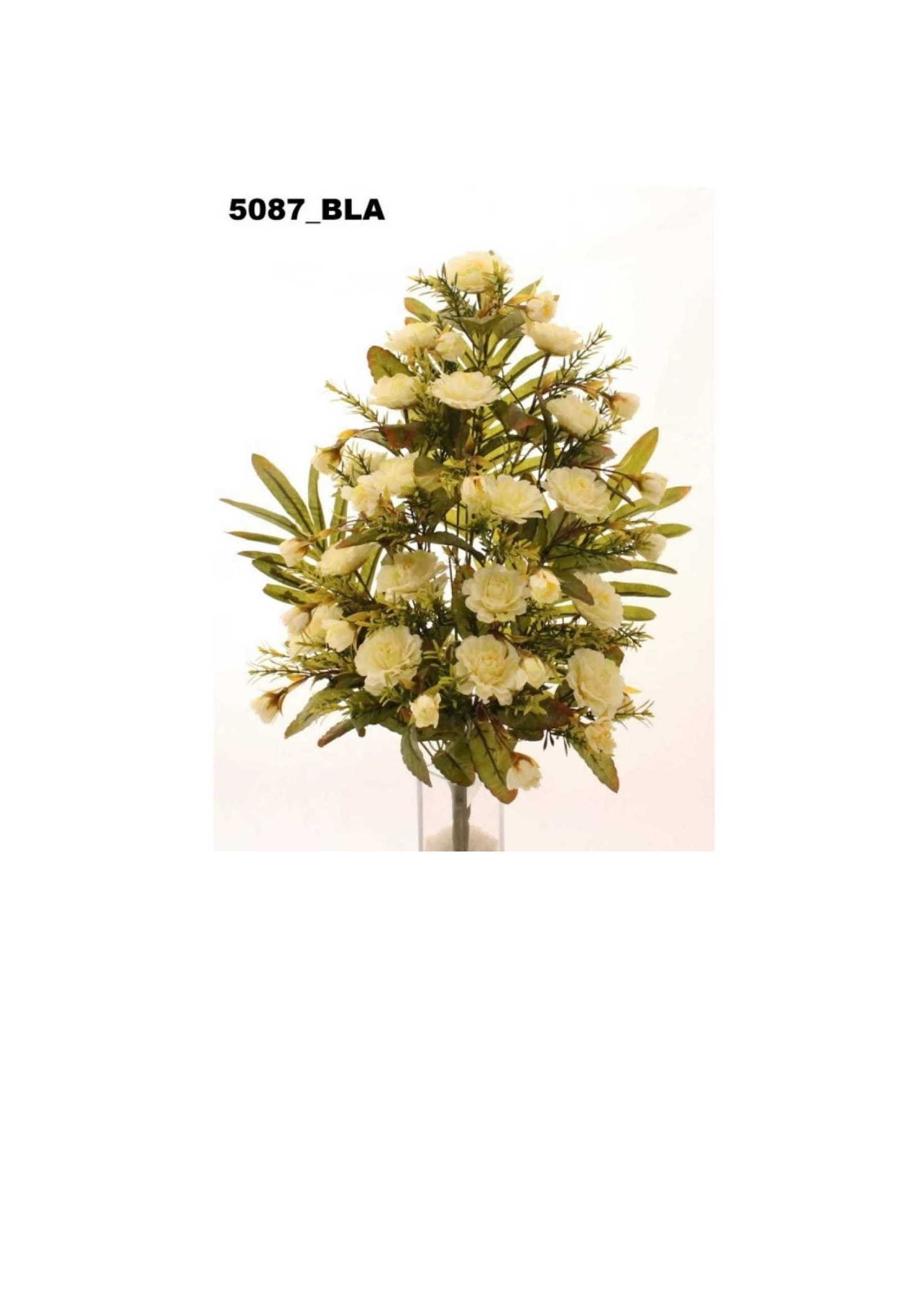 RAMO ENCARADO DALIAS X18. COLOR:BLANCO REF.:5087 BLA. PRECIO: 5,50 € RAMO ENCARADO DALIAS X18. COLOR:BLANCO REF.:5087 BLA. PRECIO: 5,50 €