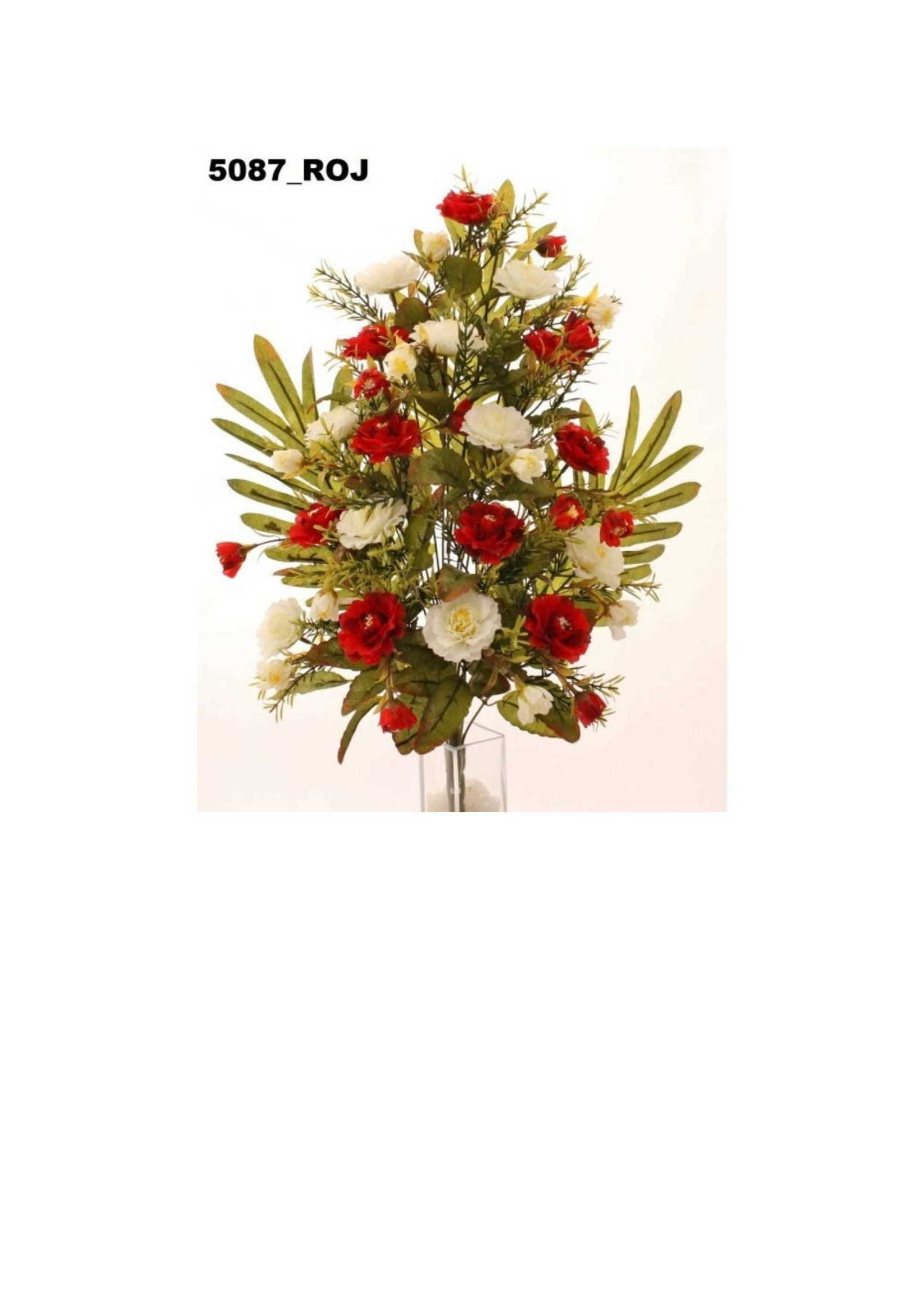 RAMO ENCARADO DALIAS X18. COLOR:ROJO REF.:5087 ROJ. PRECIO: 5,50 € RAMO ENCARADO DALIAS X18. COLOR:ROJO REF.:5087 ROJ. PRECIO: 5,50 €